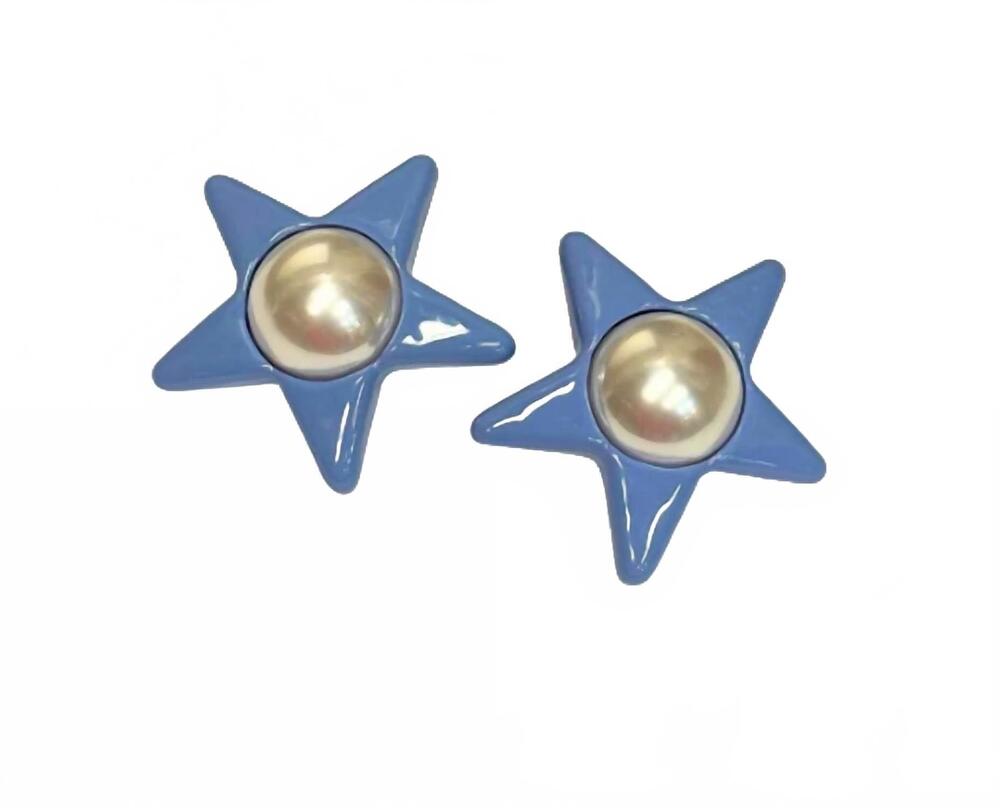 NEW JULIETTA women's jupiter enamel resin ear clips in lilac